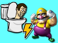 Logħba Skibidi Toilet vs Wario onlajn