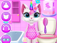 Logħba Kitty Unicorn Daily Care onlajn
