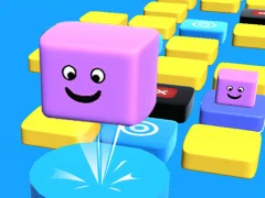Logħba Jump Stacky Cube 3D onlajn