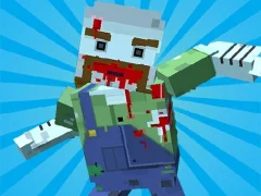 Logħba Blocky Gun Warfare Zombie onlajn