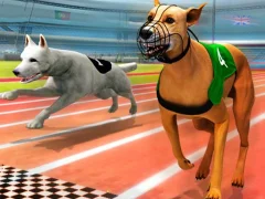 Logħba Dogs 3D Races onlajn
