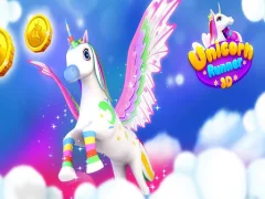 Logħba Unicorn Run 3D onlajn