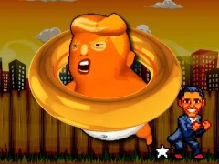 Logħba Tappy Flappy Trump onlajn