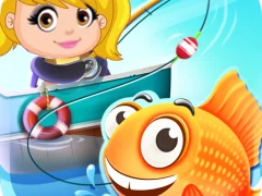 Logħba Nastya Fishing game onlajn