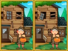 Logħba Spot the differences halloween onlajn