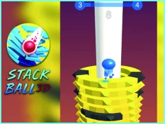 Logħba Stack Bounce Ball 3d onlajn