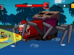 Logħba Pirate Block Craft Monster Shooter onlajn