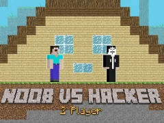 Logħba Noob vs Hacker 2 Player onlajn