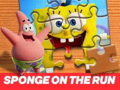 Logħba Sponge on the Run Jigsaw Puzzle onlajn