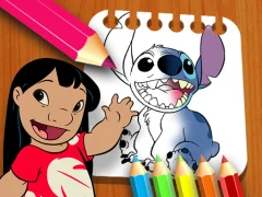 Logħba Lilo and Stitch Coloring Book onlajn