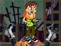 Logħba Ben 10 World War Zombies onlajn