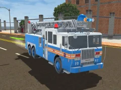 Logħba Fire Truck Driving Simulator 2024 onlajn