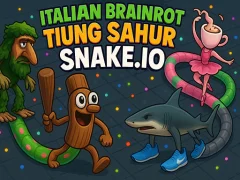 Logħba Italian Brainrot Tung Sahur Snake.io onlajn