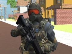 Logħba Pixel zombie survival onlajn