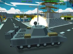 Logħba Blocky wars vehicle shooting multiplayer onlajn