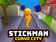 Logħba Stickman Curve City onlajn