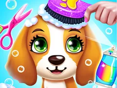 Logħba Puppy Friends Pet Dog Salon onlajn