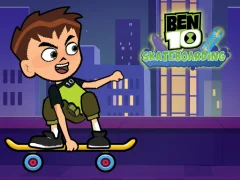 Logħba Ben 10 Skateboarding onlajn