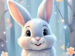 Logħba Easter Bunny Coloring Book onlajn