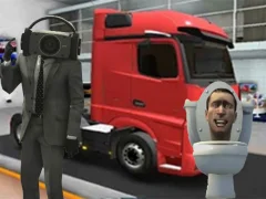 Logħba Truck Simulator Skibidi Toilet onlajn