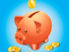 Logħba Piggy Coin Happy onlajn