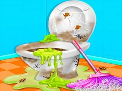 Logħba Dirty Home Cleaning Fix onlajn