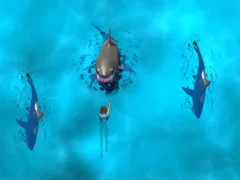 Logħba Avoid the Sharks onlajn