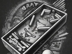 Logħba Pinball Black N White onlajn