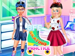 Logħba BFF Skating Practice onlajn
