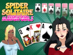 Logħba Spider Solitaire Manga Girls onlajn