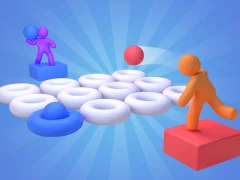 Logħba Balls Throw Duel 3D onlajn