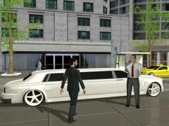 Logħba Limo Taxi Driving Simulator: Limousine Car Games onlajn