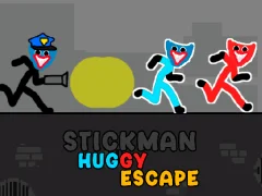 Logħba Stickman Huggy Escape onlajn
