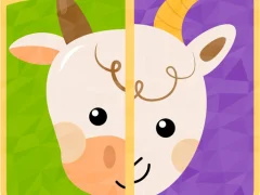 Logħba Baby Games Animal Puzzle for Kids onlajn