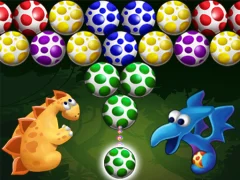 Logħba Dino Eggs Bubble Shooter onlajn