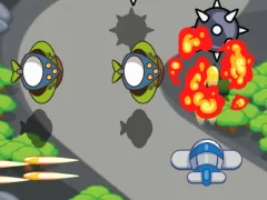 Logħba Atomic Fighter 2D onlajn