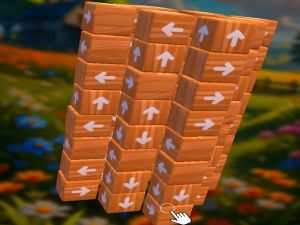 Logħba Żblokka l-kubu: puzzle onlajn