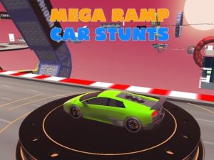Logħba Mega rampa tal-karozzi stunts onlajn