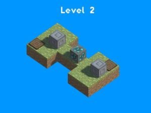 Logħba Block Pusher Voxel World 3D onlajn