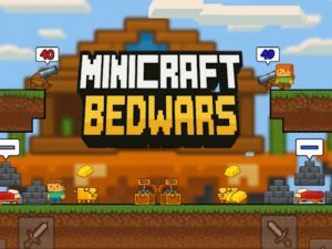 Logħba Bedwars Minecraft onlajn