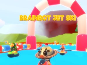Logħba Brainrot Jet Ski Racing onlajn