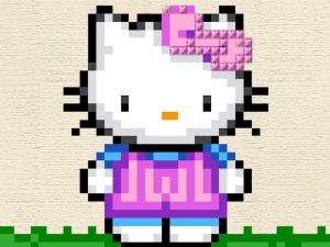 Logħba Hello Kitty Cross Stitch onlajn