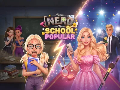Logħba From Nerd To School Popular onlajn