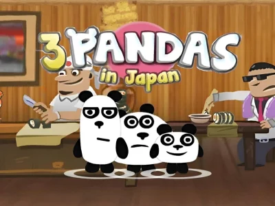 Logħba 3 Pandas In Japan HTML5 onlajn
