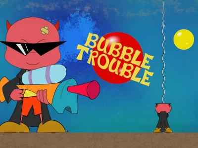 Logħba Bubble Trouble onlajn