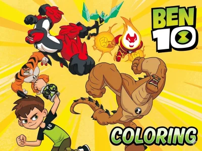 Logħba Ben 10 Coloring onlajn