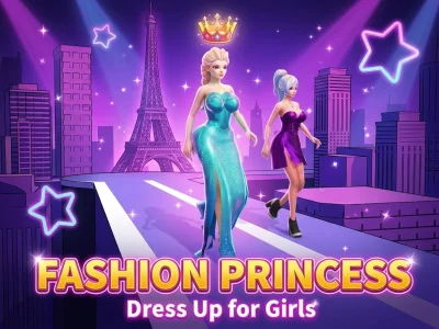 Logħba Fashion Princess Dress Up for Girls onlajn
