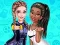 Logħba Elsa And Tiana Workout Buddies onlajn