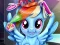 Logħba Rainbow pony real haircuts onlajn