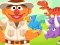 Logħba 123 Sesame Street: Ernie's Dinosaur Day Care onlajn